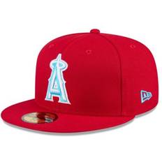 Caps New Era Men's MLB Los Angeles Angels 2024 Father's Day 59FIFTY Fitted Hat, Red