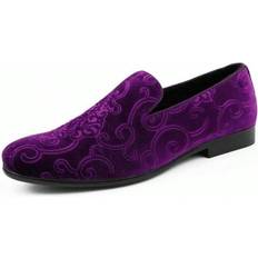 Purple Loafers Shein Bryant Purple Velvet Mens Loafers Slip On Shoes