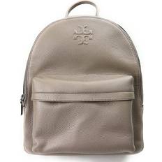 Tory Burch Backpacks Tory Burch Thea Pebble Leather Backpack French Gray