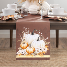 Multicolored Cloths & Tissues Elrene Home Fashions Wheatland Harvest Fall Tablecloth Multicolor, Brown