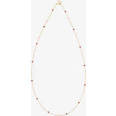 Rosa Halsband ENAMEL Copenhagen Halsband Lola Guld