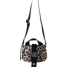 Hebilla Bolsos bandolera Ganni Tech Mini Satchel Bag - Leopard