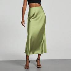 Shein Womens Elastic Slip Maxi Skirt