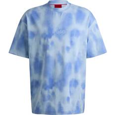 Tops HUGO BOSS Dielo Seasonal Print T-shirt - Light Blue