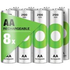 GP Batteries ReCyko AA rechargeable NiMH 2100 mAh 1.2 V 8 pcs