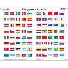 Larsen Classic Jigsaw Puzzles Larsen Flags of the World 80 Pieces