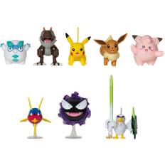 Toy Figures Jazwares Pokemon Battle Figure 8 Pack Six 2-Inch and Two 3-Inch Battle Figures Including Pikachu Amazon Exclusive