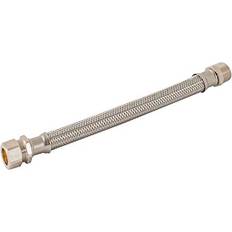 Water Heaters EZ-FLO 48259 Flexible Braided Stainless Steel Water Heater Connector 3/4 MIP Rigid Comp 12