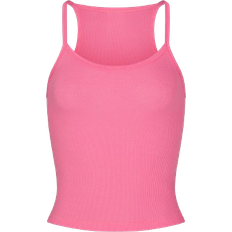 SKIMS Cotton Rib Cami Top - Sugar Pink