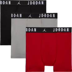 Organic/Recycled Materials Underwear Nike Big Kid's Jordan Flight Dri-FIT Poly Boxer Briefs 3-pack - Gym Red (9J0629-H24)