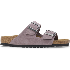 38 birkenstock suede arizona Birkenstock Arizona Suede Leather Sandals - Faded Purple