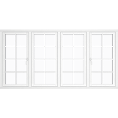 Klarvinduer BH4-32_138 Trä Sidohängt fönster 2-glasfönster 75x157cm