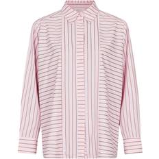 Pink - Stribede Tøj Neo Noir Gili Multi Stripe Shirt - Light Pink