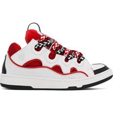 Lanvin Men Sneakers Lanvin Curb Low Top M - Red/White