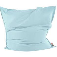 Pufs Beliani Fuzzy Light Blue Bean Bag