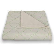 Designs Direct Creative Group Woven Blankets Green, White (152.4x127cm)