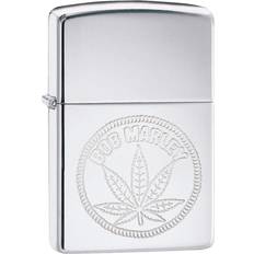 Zippo Bensin Tändare Zippo Bob Marley Weed Stamp Lighter