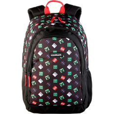 Minecraft TNT Elementary School Backpack - Black