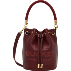 Red Bucket Bags Marc Jacobs The Leather Bucket Bag - Cherry