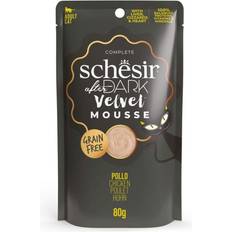 Schesir After Dark Cat Velvet Mousse Grain Free 80 g Cibo Umido per Gatti