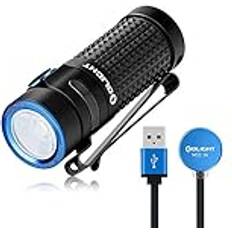 Olight S1R Baton II LED-ficklampa mini kompakt USB magnetisk uppladdningsbar superljus 1 000 lumen 145 meter räckvidd, upp till 8 dagars körtid, vattentät 5 ljuslägen för utomhus, camping