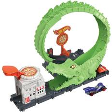 Animal Circuits de Voiture Hot Wheels Lets Race Netflix Gator Loop Attack HKX39