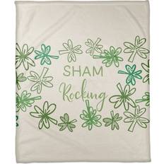 Designs Direct Creative Group Sham Rocking Blankets Green (152.4x127cm)