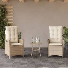 Synthetic Rattan Garden Chairs vidaXL Gartensessel Poly Outdoor-Sessel