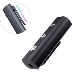 Bakeey Bakeey 3.5mm Bluetooth 5.0 Receiver Audio Adapter with Collar Clip for Car Earphone for Samsung Galaxy Note S20 ultra Huawei Mate40 OnePlus 8 Pro