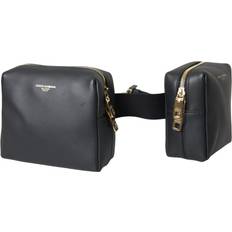 Dolce & Gabbana Black Leather Belt Bag Black