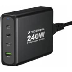 Wozinsky Väggladdare USB-A/3 x USB-C 240W GaN