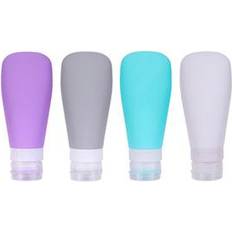 Rejseflasker Uniq Genanvendelig Silikone Rejseflasker 90 ml Set of 4