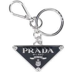 Wallets & Key Holders Prada Logo Keyring - Black