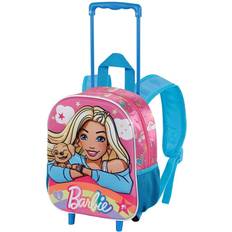 Karactermania Barbie Rainbow Liten 3D Ryggsäck Med Hjul - Rosa