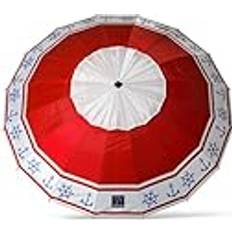 Red Beach Parasol Ø 220 cm with SPF 50+