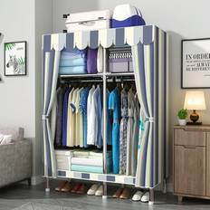 Polyester Clothing Storage Shein Inch Fabric Portable With Wardrobe