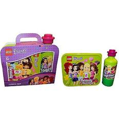 LEGO friends 'lime green' lunch box and bottle set brand gift