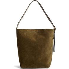 Verde Borse a Secchiello Madewell Essentials Suede Bucket Bag