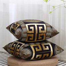 Shein Set Of Cushion Cover Multicolor, Black (45x45cm)