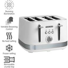White Toasters Morphy Richards illumination 4-slice toaster 1800w, 248021