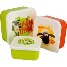 Puckator Fun Shaun The Sheep Set of 3 Plastic Lunch Boxes