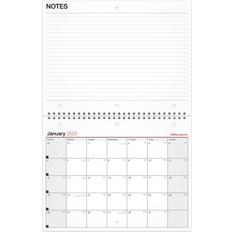 Office Depot Calendars Office Depot 2025 Monthly Wall Calendar, To December 2025, OD301528