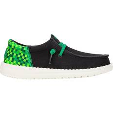 Children's Shoes Hey Dude Youth Wally Funk Gaming - Black/Green