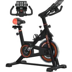 8kg Flywheel Exercise Bike with Adjustable Height, Resistance, Black