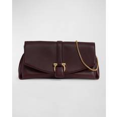 Rosso Borse a tracolla Ferragamo Ferragamo-Crossbody Bag With Flap Borse A Tracolla Bordeaux-Donna