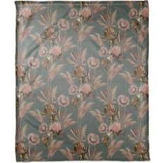Designs Direct Creative Group Woven Throw Blankets Green, Brown (152.4x127cm)
