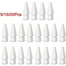 Tillbehör styluspennor Shein 5/10/20pcs Replacement Tip Compatible With Apple Pencil 1st 2nd Generation Spare Tip Apple Pencil Tip