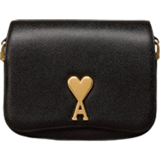 Ami Paris Small Shoulder Bag - Black