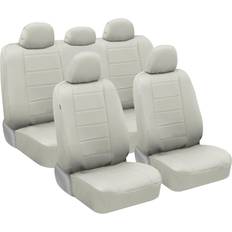 BDK Leather Car Seat Covers Universal Full 9-Piece Seat Covers