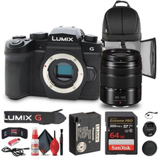 Digital Cameras Panasonic LUMIX DC-G99 Mirrorless Camera Bundle 45-150mm F4.0-5.6 Lens